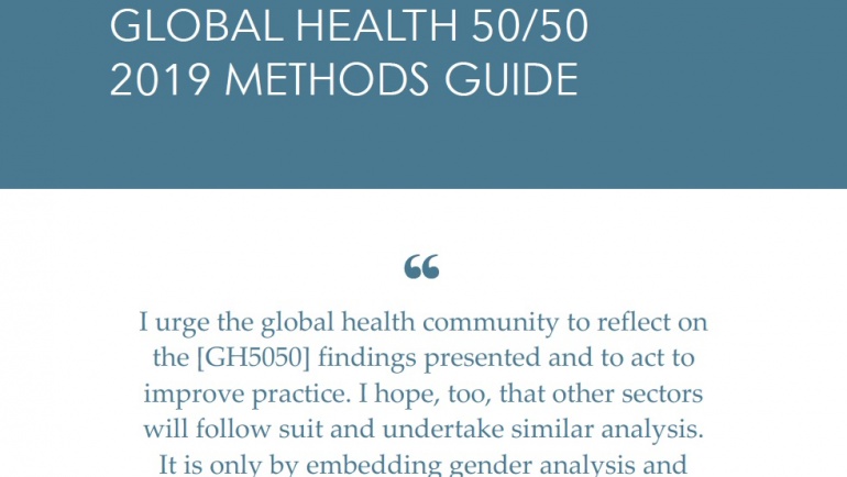 Global Health 50/50 Methods Guide