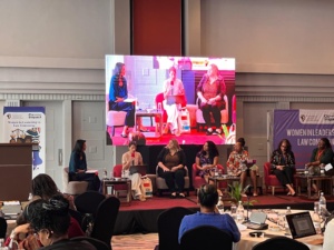 Govindi Deerasinghe on 'Legal Leadership Across Borders' panel with WILL coalition partners