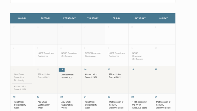 Global Health 50/50 launches the Global Health Events Calendar