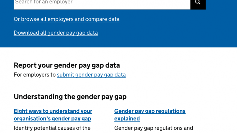 Find, compare and learn about gender pay gap data in the UK